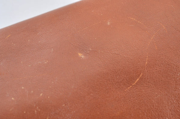 Authentic GUCCI Bamboo 2way Shoulder Hand Bag Purse Leather Brown Junk 6901H