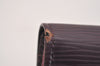 Auth Louis Vuitton Epi Portefeuille Sarah Long Wallet Purple M6374K LV 6901J