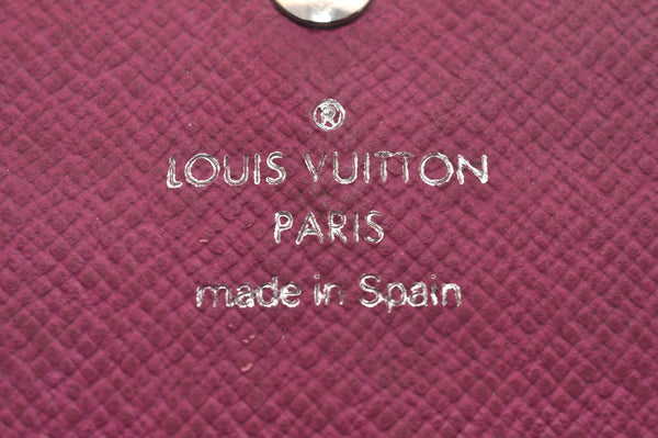 Auth Louis Vuitton Epi Portefeuille Sarah Long Wallet Purple M6374K LV 6901J