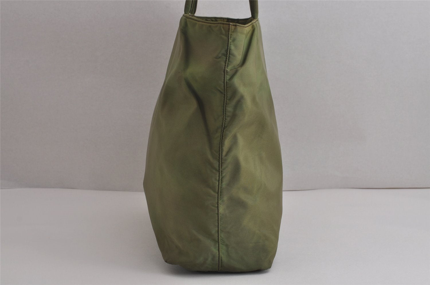 Authentic PRADA Vintage Nylon Tessuto Shoulder Hand Bag Purse Green 6903J