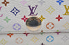 Auth Louis Vuitton Monogram Multicolor Portefeuille Sarah Wallet M93746 LV 6903K