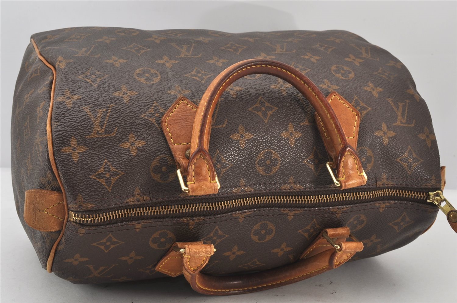 Authentic Louis Vuitton Monogram Speedy 30 Hand Boston Bag M41526 LV 6904K