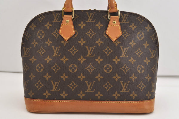 Authentic Louis Vuitton Monogram Alma Hand Bag Purse M51130 LV 6905J