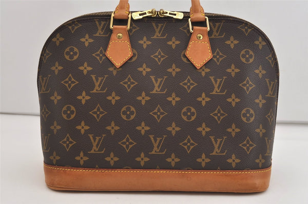 Authentic Louis Vuitton Monogram Alma Hand Bag Purse M51130 LV 6905J