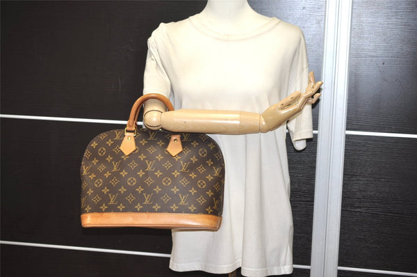 Authentic Louis Vuitton Monogram Alma Hand Bag Purse M51130 LV 6905J