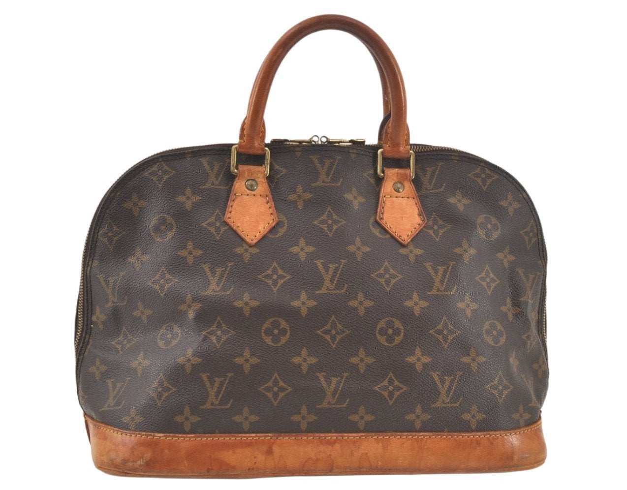 Authentic Louis Vuitton Monogram Alma Hand Bag Purse M51130 LV 6905K