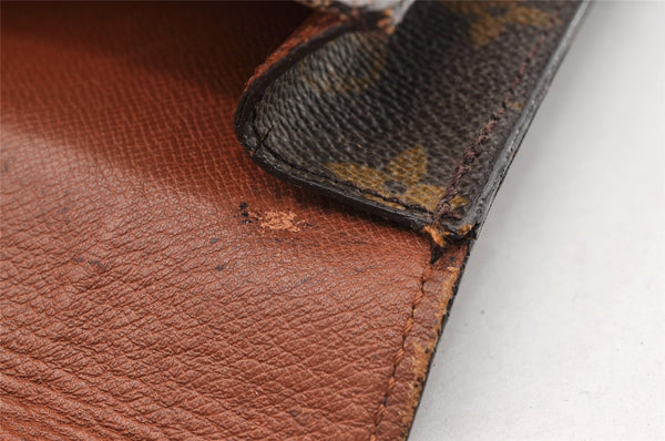 Authentic Louis Vuitton Monogram Porte Documents Senateur M53335 Briefcase 6906I