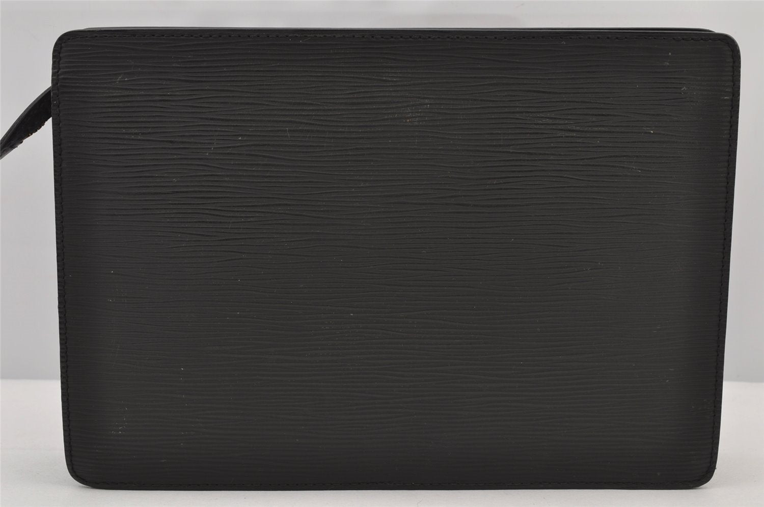 Authentic Louis Vuitton Epi Pochette Homme Clutch Hand Bag Black M52522 LV 6906J