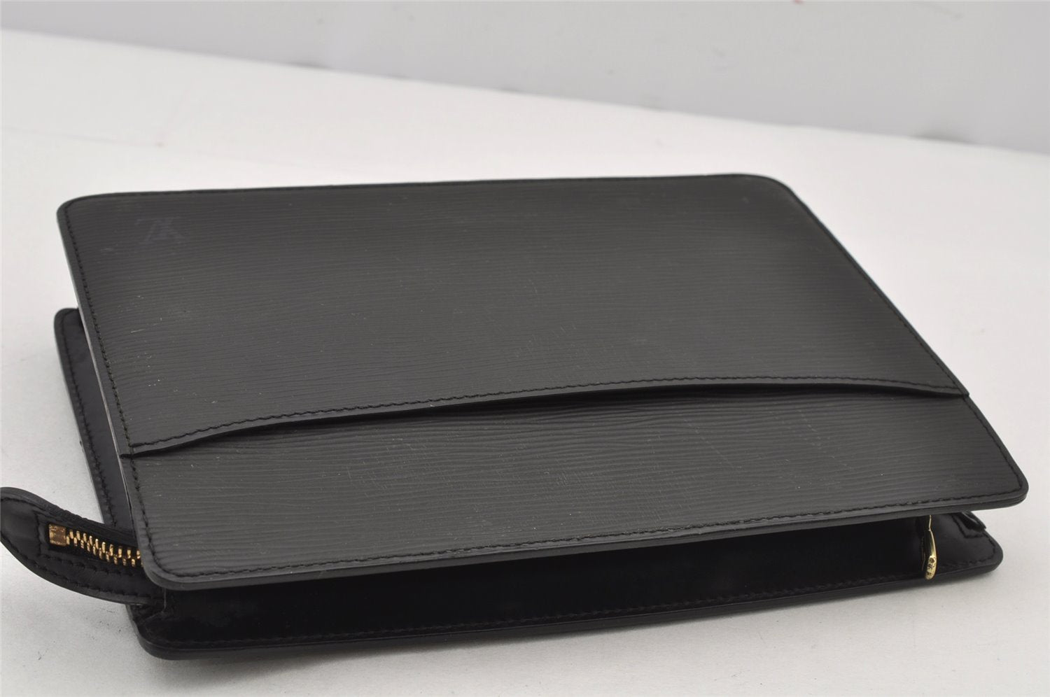 Authentic Louis Vuitton Epi Pochette Homme Clutch Hand Bag Black M52522 LV 6906J