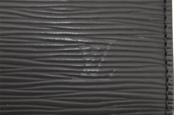 Authentic Louis Vuitton Epi Pochette Homme Clutch Hand Bag Black M52522 LV 6906J