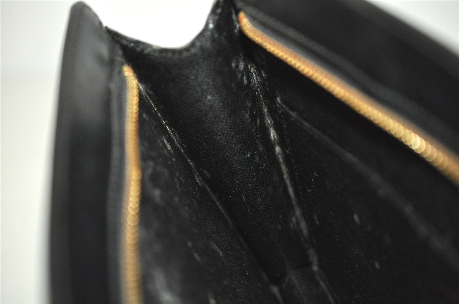 Authentic Louis Vuitton Epi Pochette Homme Clutch Hand Bag Black M52522 LV 6906J