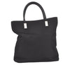 Authentic GUCCI Vintage Shoulder Tote Bag Nylon Leather Black 6906K