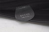 Authentic GUCCI Vintage Shoulder Tote Bag Nylon Leather Black 6906K