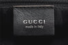 Authentic GUCCI Bamboo Shoulder Hand Bag Nylon Leather 0000509 Black 6908K