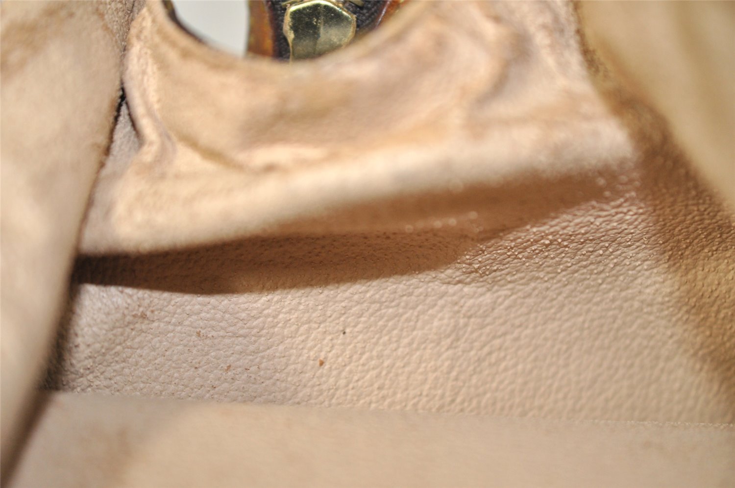 Authentic Louis Vuitton Monogram Trousse Patte Pression Pouch M47636 Junk 6909I