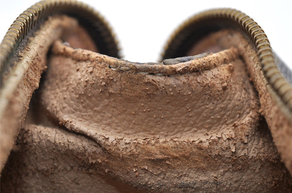 Authentic Louis Vuitton Monogram Trousse Patte Pression Pouch M47636 Junk 6909I