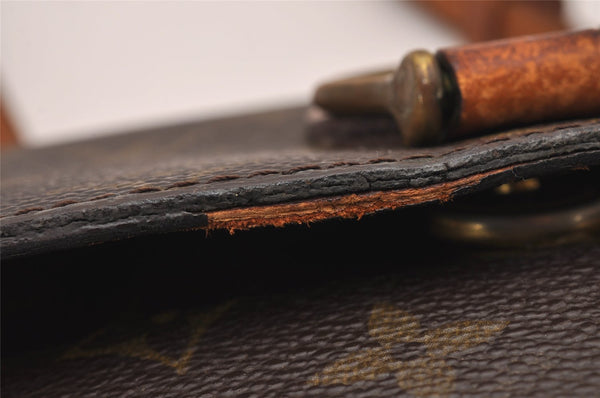 Auth Louis Vuitton Monogram Saint Cloud MM Shoulder Cross Bag Old Model LV 6910I