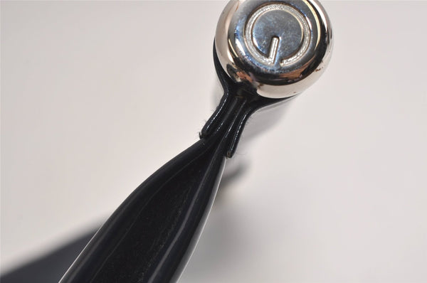 Authentic GUCCI Vintage Shoulder Bag Purse Enamel Navy Junk 6910J