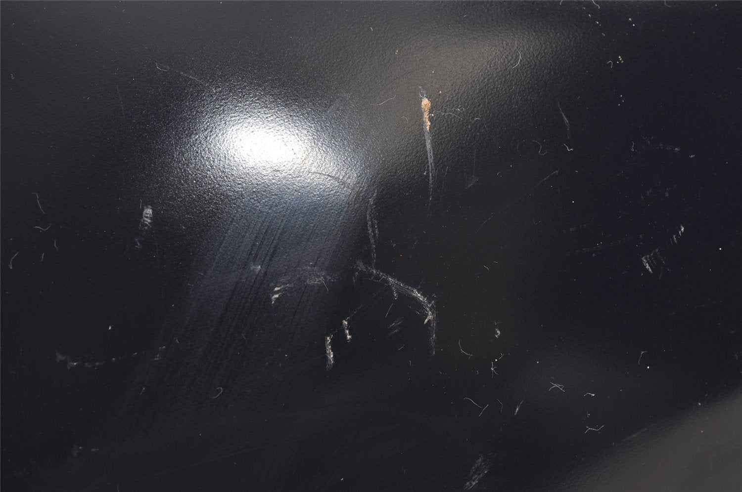 Authentic GUCCI Vintage Shoulder Bag Purse Enamel Navy Junk 6910J