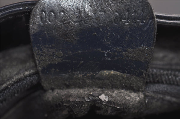 Authentic GUCCI Vintage Shoulder Bag Purse Enamel Navy Junk 6910J