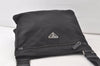 Authentic PRADA Nylon Tessuto Leather Shoulder Cross Body Bag Black Junk 6911K