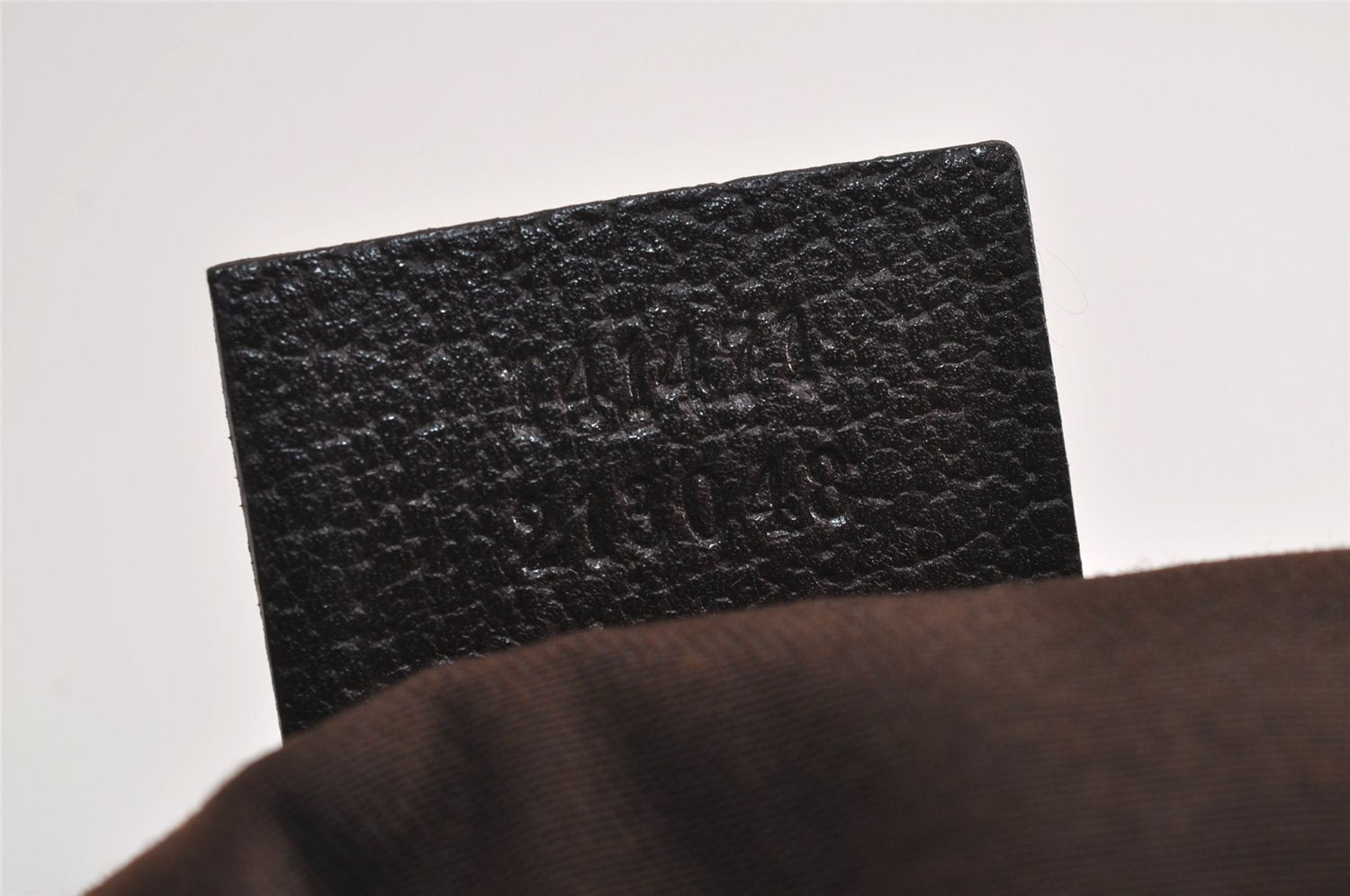 Authentic GUCCI Abbey Hand Tote Bag Purse GG Canvas Leather 141471 Brown 6913J