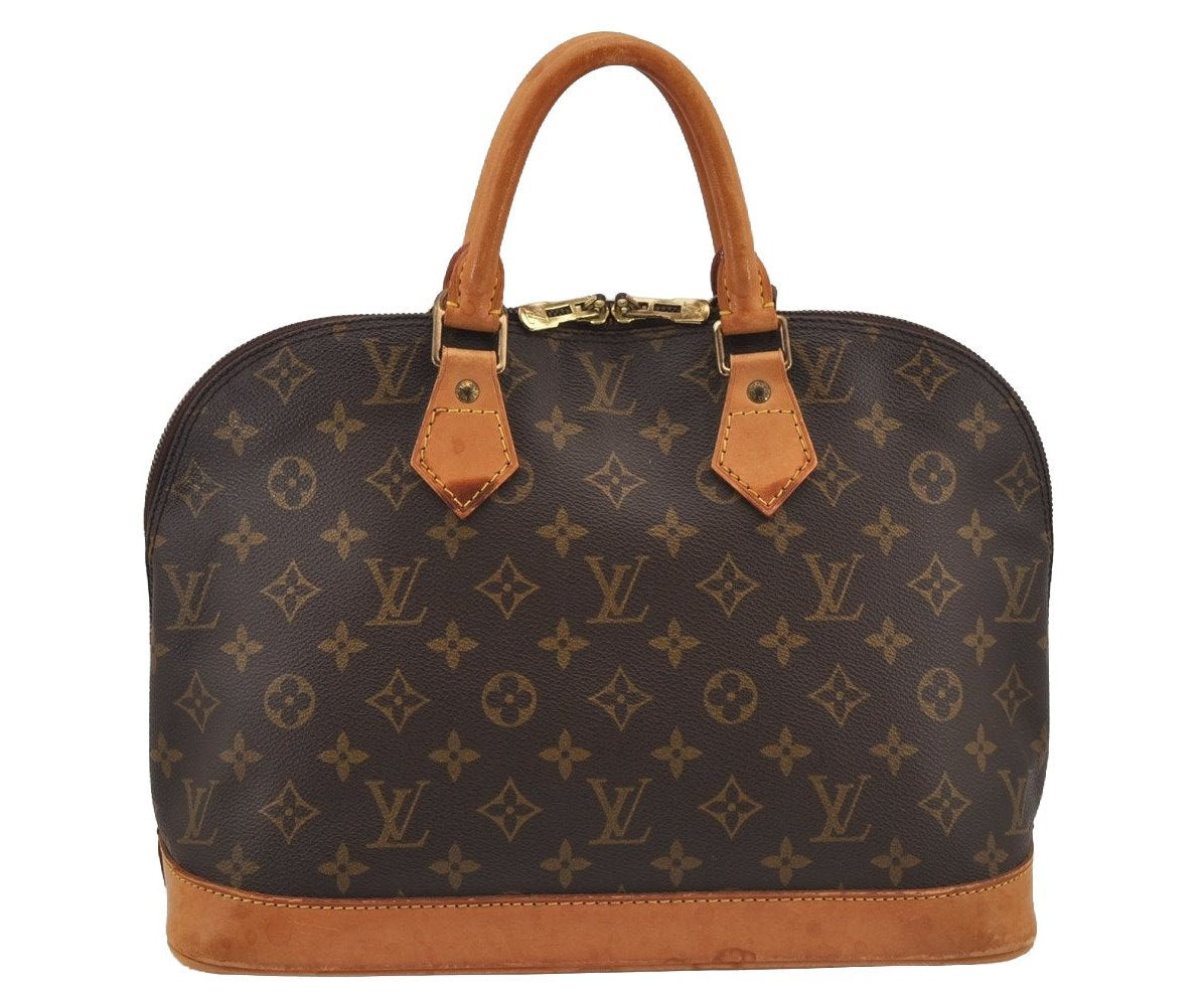 Authentic Louis Vuitton Monogram Alma Hand Bag Purse M51130 LV 6914J