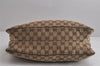 Authentic GUCCI Web Sherry Line Shoulder Hand Bag GG Canvas Leather Brown 6915J