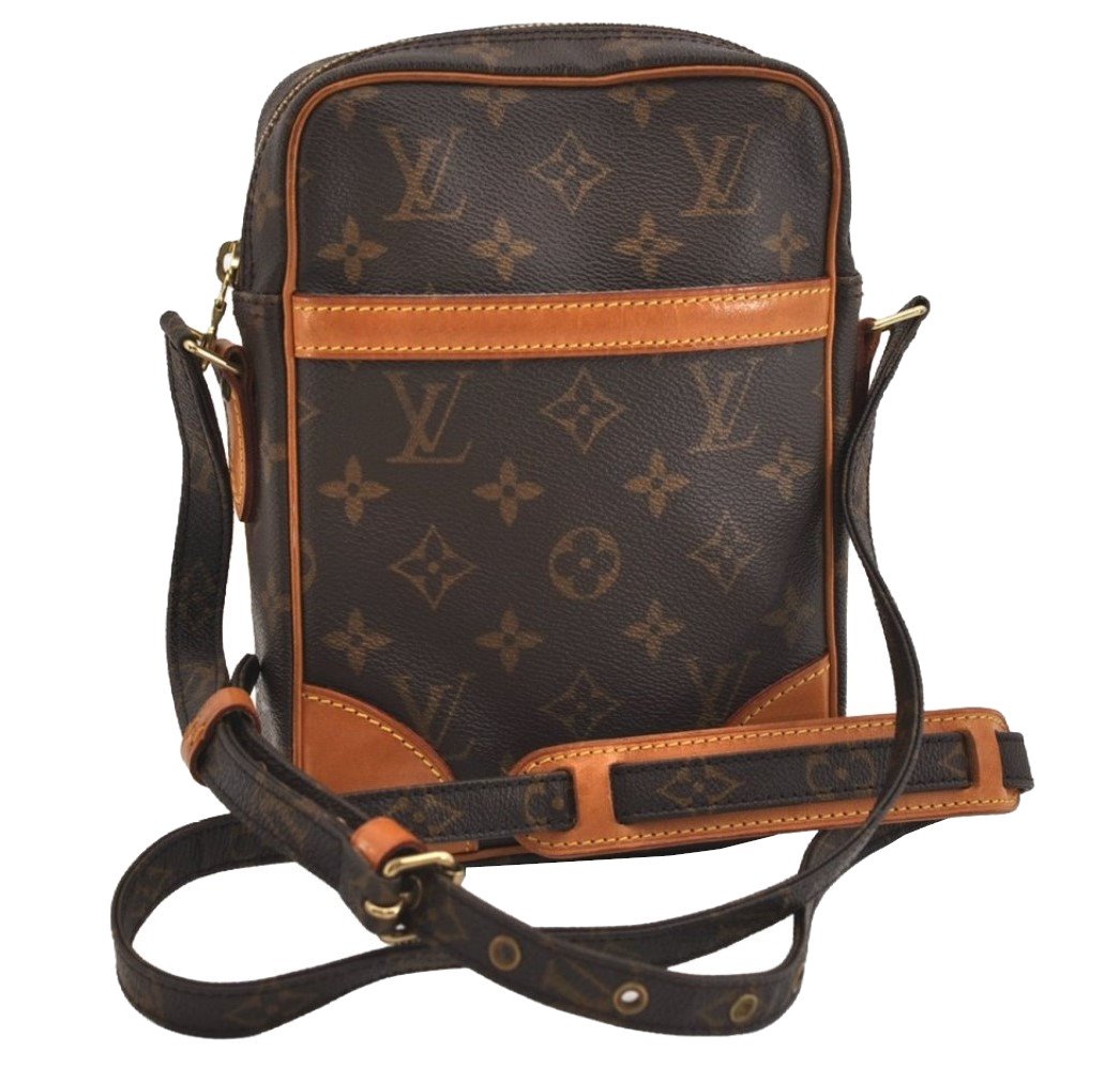 Authentic Louis Vuitton Monogram Danube Shoulder Cross Body Bag M45266 LV 6917J