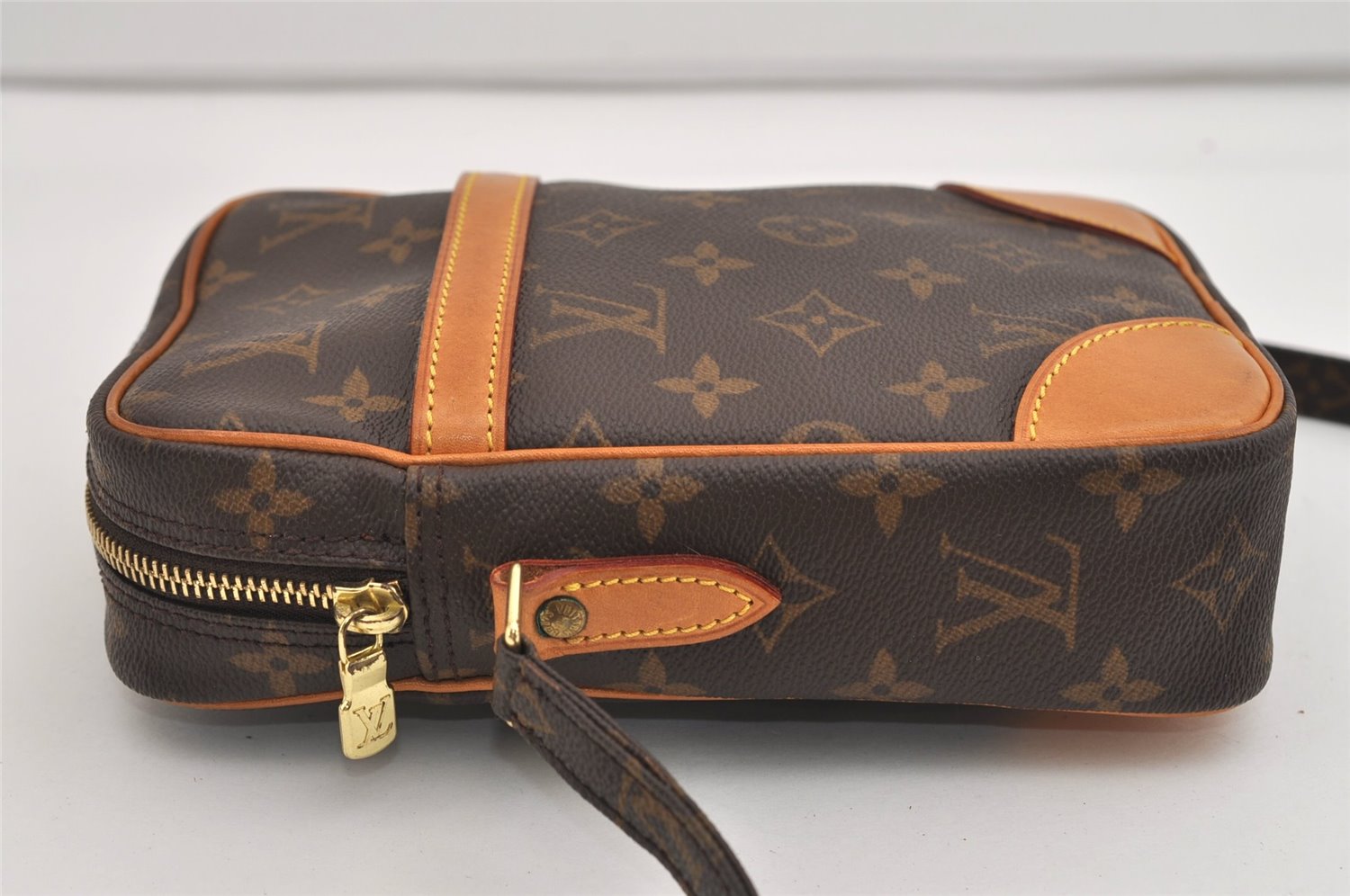 Authentic Louis Vuitton Monogram Danube Shoulder Cross Body Bag M45266 LV 6917J