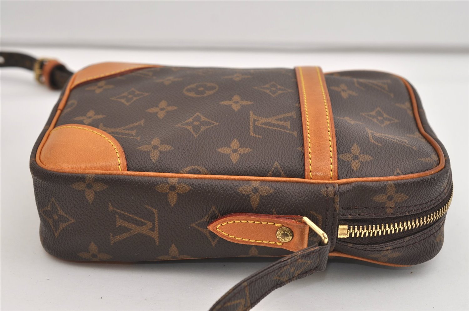 Authentic Louis Vuitton Monogram Danube Shoulder Cross Body Bag M45266 LV 6917J