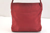 Authentic PRADA Vintage Nylon Tessuto Shoulder Hand Bag Purse Red 6917K