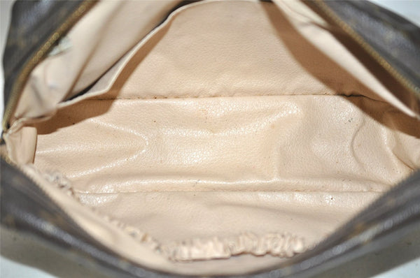 Auth Louis Vuitton Monogram Trousse Toilette 28 Clutch Hand Bag Old Model 6918I