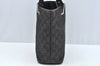 Authentic GUCCI Vintage Shoulder Tote Bag GG Canvas Leather 31244 Black 6918J