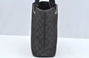 Authentic GUCCI Vintage Shoulder Tote Bag GG Canvas Leather 31244 Black 6918J