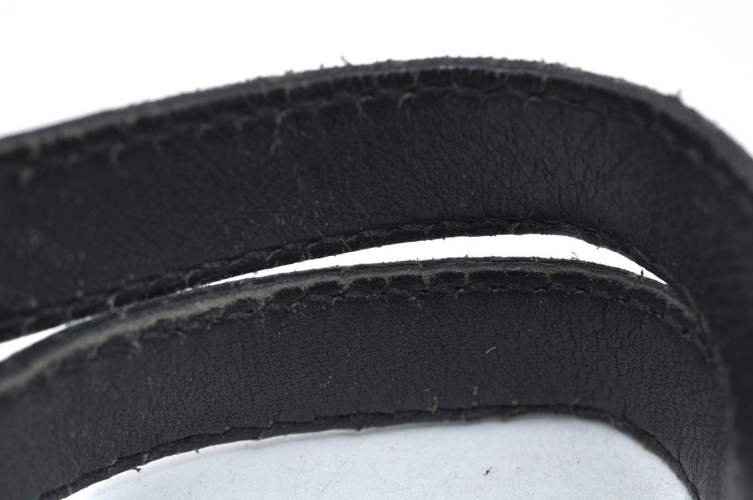 Authentic GUCCI Vintage Shoulder Tote Bag GG Canvas Leather 31244 Black 6918J