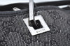 Authentic GUCCI Vintage Shoulder Tote Bag GG Canvas Leather 31244 Black 6918J