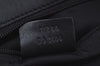 Authentic GUCCI Vintage Shoulder Tote Bag GG Canvas Leather 31244 Black 6918J