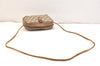 Authentic GUCCI Web Sherry Line Shoulder Bag GG PVC Leather Brown Junk 6918K