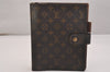 Authentic Louis Vuitton Monogram Agenda GM Notebook Cover R20106 LV 6919J