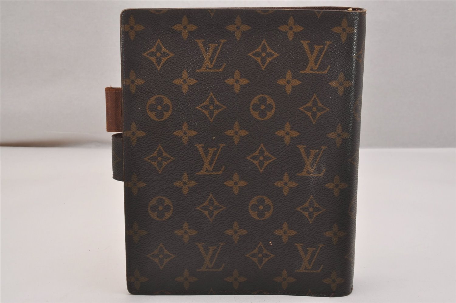 Authentic Louis Vuitton Monogram Agenda GM Notebook Cover R20106 LV 6919J