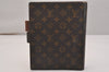 Authentic Louis Vuitton Monogram Agenda GM Notebook Cover R20106 LV 6919J