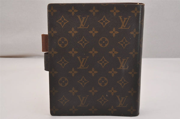 Authentic Louis Vuitton Monogram Agenda GM Notebook Cover R20106 LV 6919J