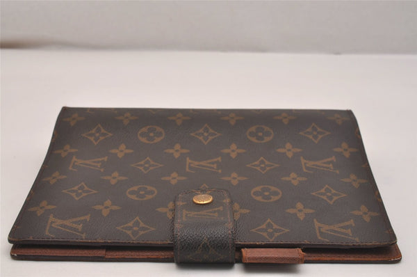 Authentic Louis Vuitton Monogram Agenda GM Notebook Cover R20106 LV 6919J
