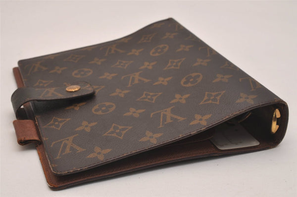 Authentic Louis Vuitton Monogram Agenda GM Notebook Cover R20106 LV 6919J