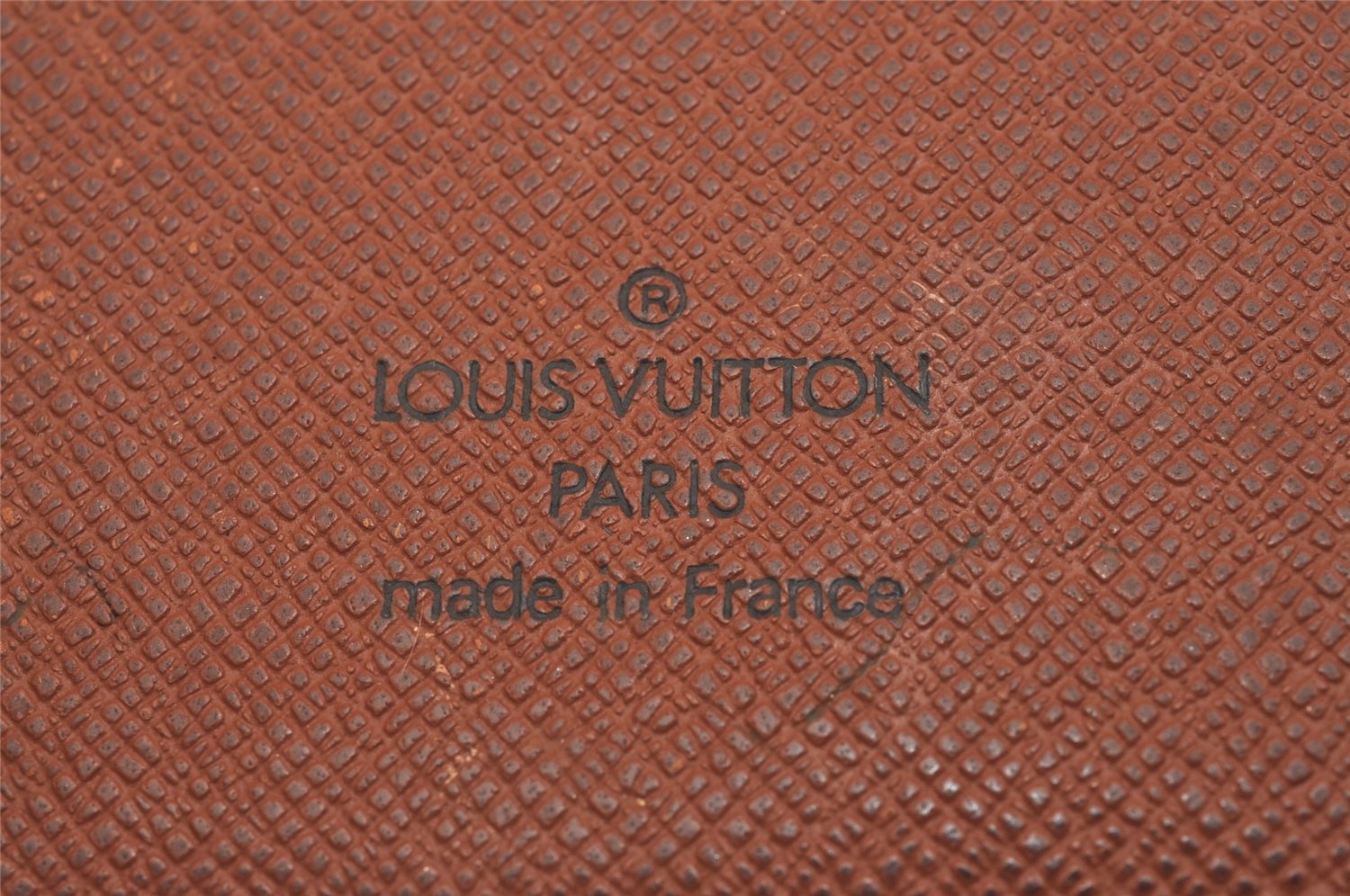 Authentic Louis Vuitton Monogram Agenda GM Notebook Cover R20106 LV 6919J