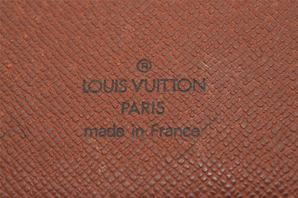 Authentic Louis Vuitton Monogram Agenda GM Notebook Cover R20106 LV 6919J