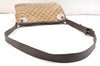 Authentic GUCCI Eclipse Shoulder Cross Bag GG Canvas Leather 120841 Brown 6919K