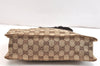 Authentic GUCCI Eclipse Shoulder Cross Bag GG Canvas Leather 120841 Brown 6919K