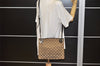 Authentic GUCCI Eclipse Shoulder Cross Bag GG Canvas Leather 120841 Brown 6919K